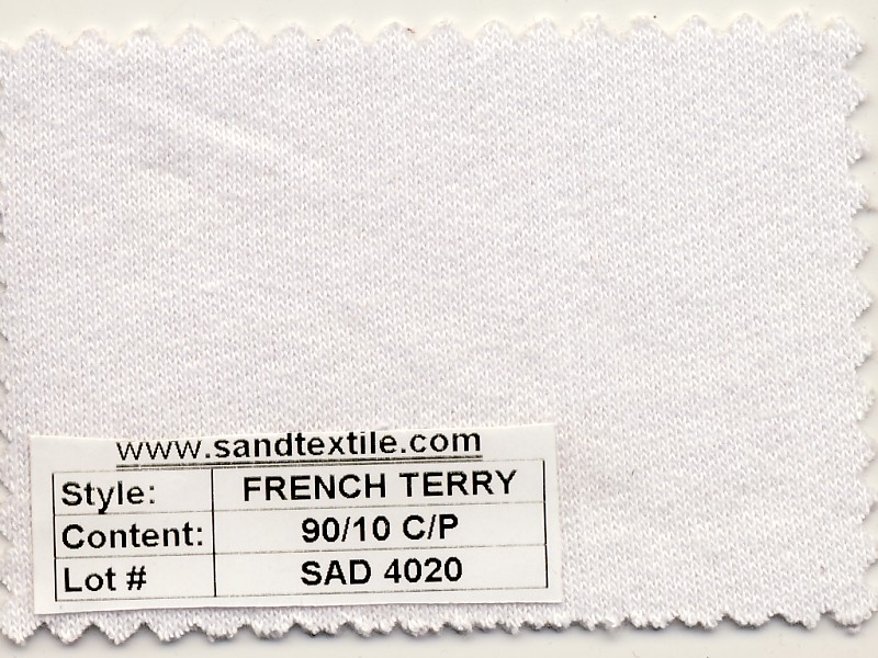 French Terry 90/10 Cotton Poly 12 oz